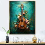 Tropical Guitar Music Euphonic - Music Canvas Wall Art