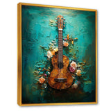 Tropical Guitar Music Euphonic - Music Canvas Wall Art