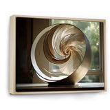 Bronze Beauty Nautilus Vortex - Nautilus Canvas Wall Art