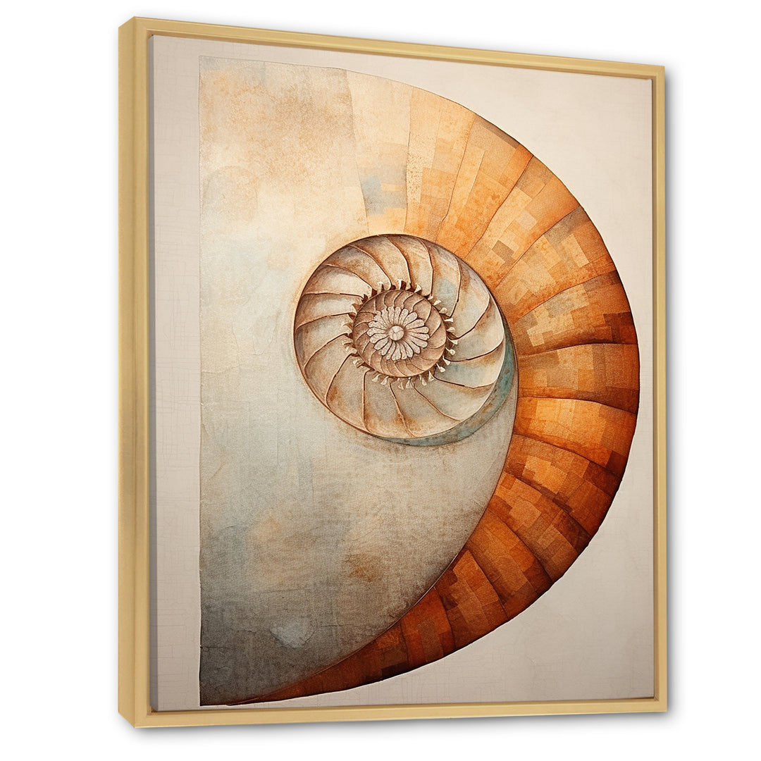 Copper Curves Nautilus Spiral - Nautilus Wall Decor