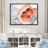 Coral Chamber Nautilus Spiral - Nautilus Wall Art Prints