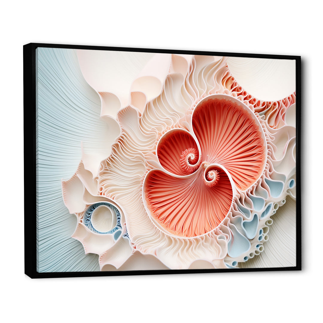 Coral Chamber Nautilus Spiral - Nautilus Wall Art Prints