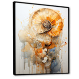 Golden Nautilus Spiral - Nautilus Wall Art Prints