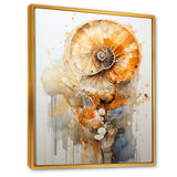 Golden Nautilus Spiral - Nautilus Wall Art Prints