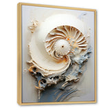 Abstract Snails Nautilus - Nautilus Canvas Wall Art