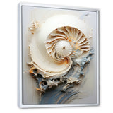 Abstract Snails Nautilus - Nautilus Canvas Wall Art