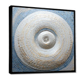 Silver Swirl Shell Fish - Nautilus Bedroom Wall Art