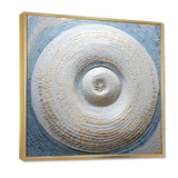 Silver Swirl Shell Fish - Nautilus Bedroom Wall Art