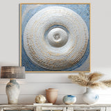 Silver Swirl Shell Fish - Nautilus Bedroom Wall Art