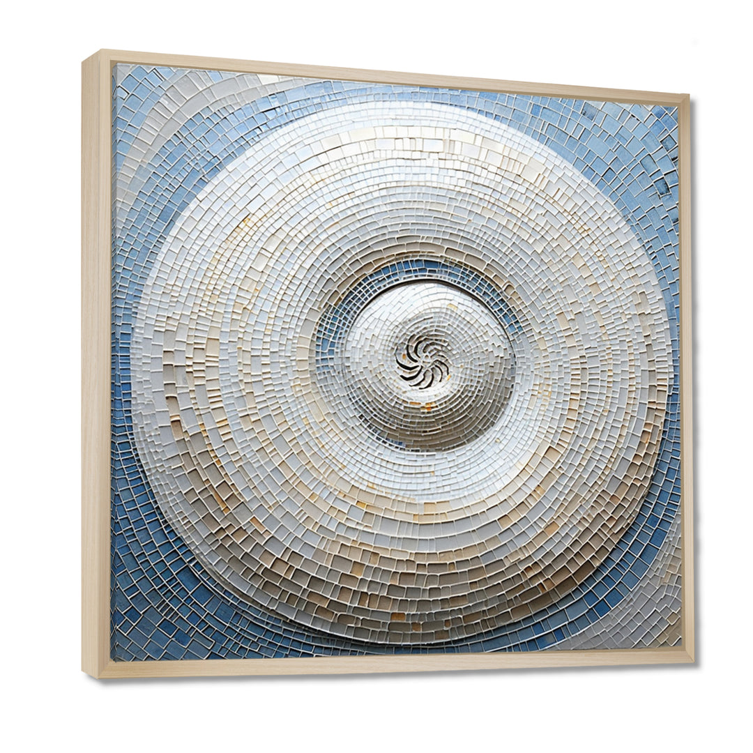 Silver Swirl Shell Fish - Nautilus Bedroom Wall Art