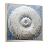 Silver Swirl Shell Fish - Nautilus Bedroom Wall Art