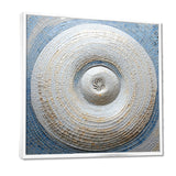 Silver Swirl Shell Fish - Nautilus Bedroom Wall Art