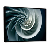 Turquoise Twirl Shell Fish Spiral - Nautilus Canvas Wall Art