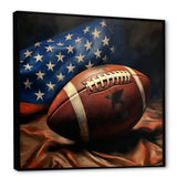Patriot USA Football Ballon - NFL Canvas Wall Art