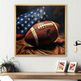 Patriot USA Football Ballon - NFL Canvas Wall Art
