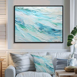 Ocean Charm Liquid Art - Coastal Canvas Wall Art