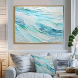 Ocean Charm Liquid Art - Coastal Canvas Wall Art