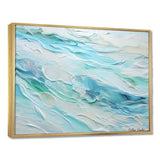 Ocean Charm Liquid Art - Coastal Canvas Wall Art