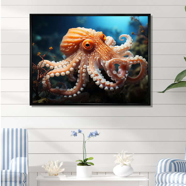 Octopus Contemporary Undersea - Octopus Wall Art Prints