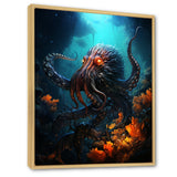 Superhero's Octopus Warrior - Octopus Canvas Wall Art