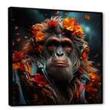 Fashion Orangutan Portrait - Orangutan Wall Decor