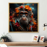 Fashion Orangutan Portrait - Orangutan Wall Decor