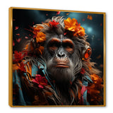 Fashion Orangutan Portrait - Orangutan Wall Decor