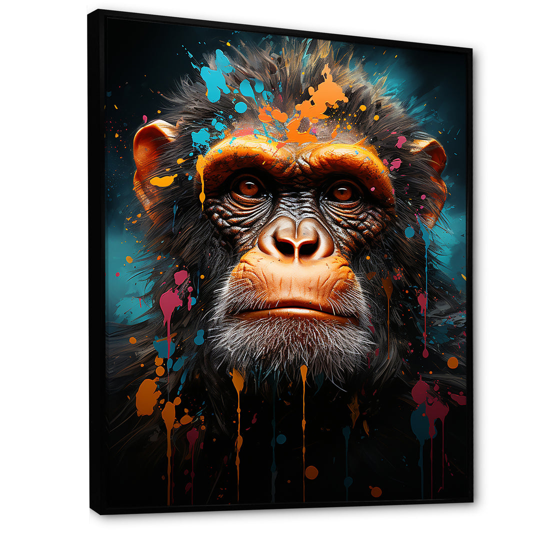 Popart Art Graffiti Apes - Orangutan Home Decor Art
