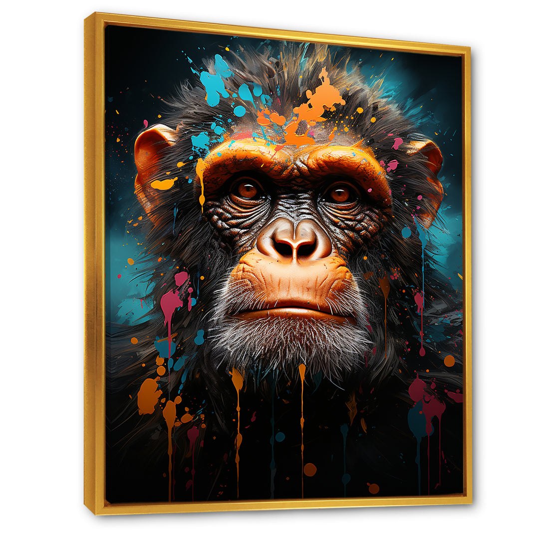 Popart Art Graffiti Apes - Orangutan Home Decor Art