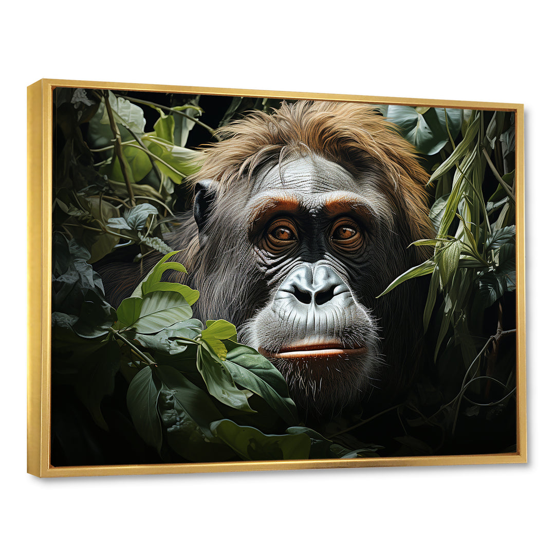 Orangutans Amidst Lush Jungle Greens Evoke - Orangutan Wall Art Prints