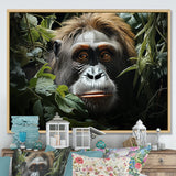 Orangutans Amidst Lush Jungle Greens Evoke - Orangutan Wall Art Prints
