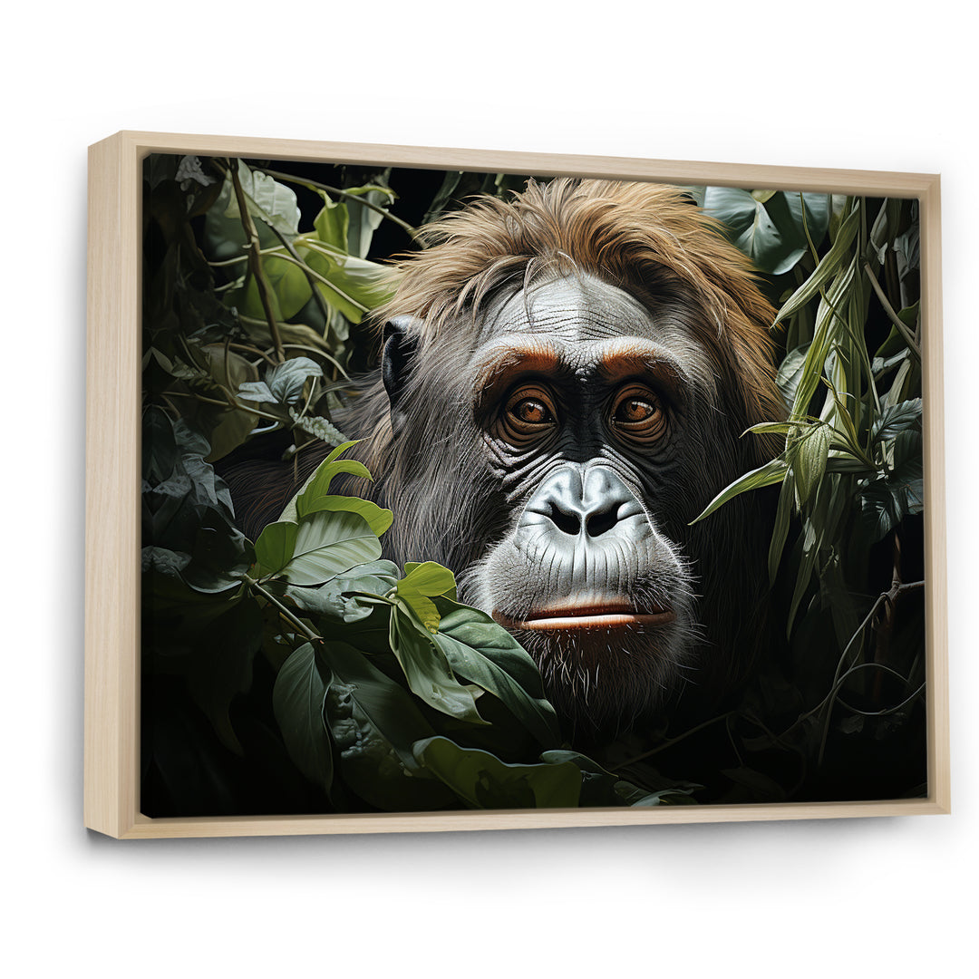 Orangutans Amidst Lush Jungle Greens Evoke - Orangutan Wall Art Prints