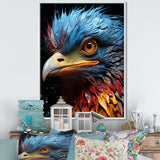 Blue Ostrich Mosaic - Ostriches Wall Decor