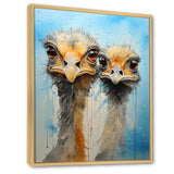 Ostriches Portrait Odyssey - Ostriches Wall Decor
