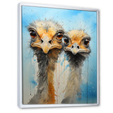 Ostriches Portrait Odyssey - Ostriches Wall Decor