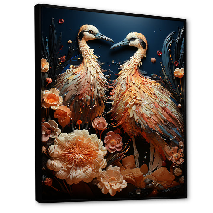 Ostriches Reverie Delight - Ostriches Wall Art Prints