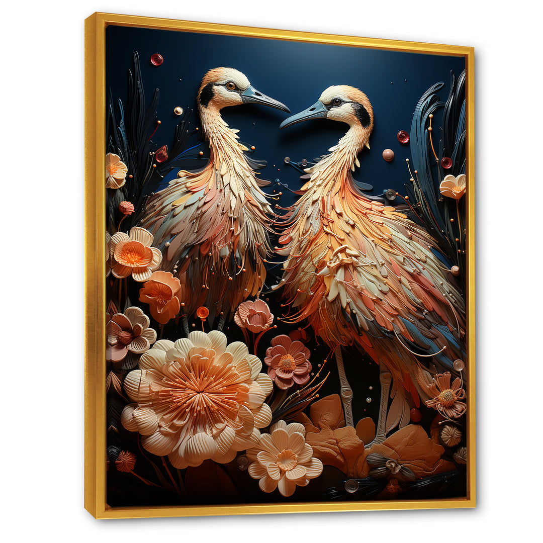 Ostriches Reverie Delight - Ostriches Wall Art Prints