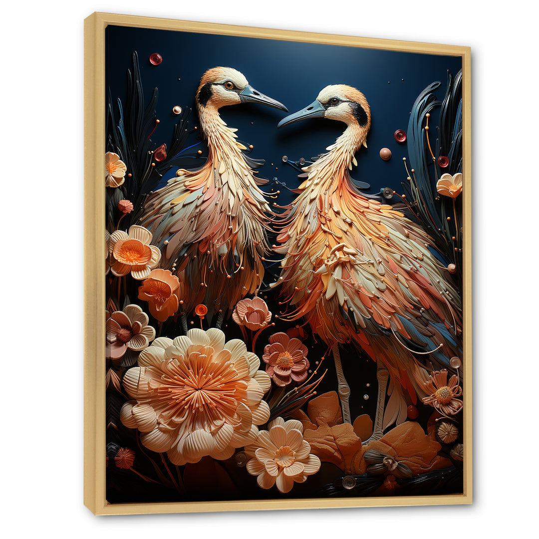 Ostriches Reverie Delight - Ostriches Wall Art Prints