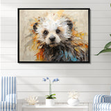 Otter Playfulness Portrait - Otter Framed Canvas Art