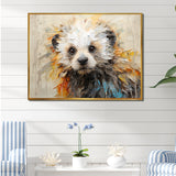 Otter Playfulness Portrait - Otter Framed Canvas Art