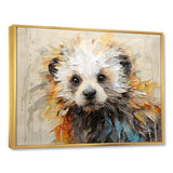 Otter Playfulness Portrait - Otter Framed Canvas Art