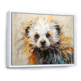 Otter Playfulness Portrait - Otter Framed Canvas Art