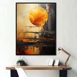 Jupiter Topaz Titan Planetary Perspectives - Fantasy Canvas Wall Art