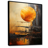 Jupiter Topaz Titan Planetary Perspectives - Fantasy Canvas Wall Art