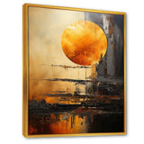 Jupiter Topaz Titan Planetary Perspectives - Fantasy Canvas Wall Art