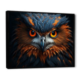 Owls Wisdom Portrait - Owl Canvas Wall Art