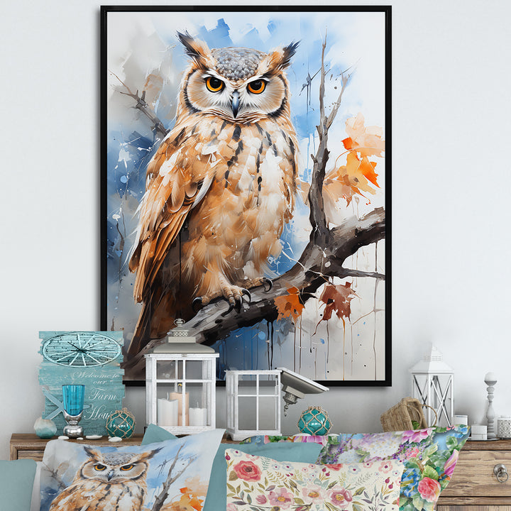 Owl Wise And Watchful Predators - Owl Wall Decor
