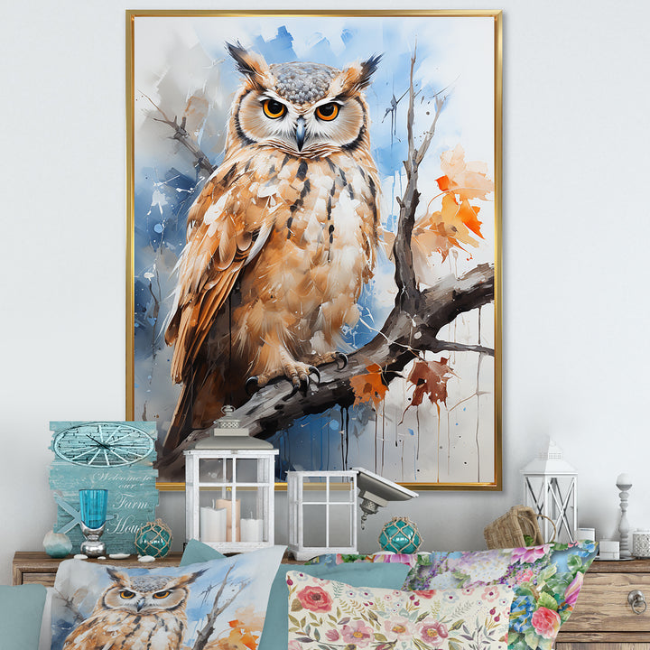Owl Wise And Watchful Predators - Owl Wall Decor