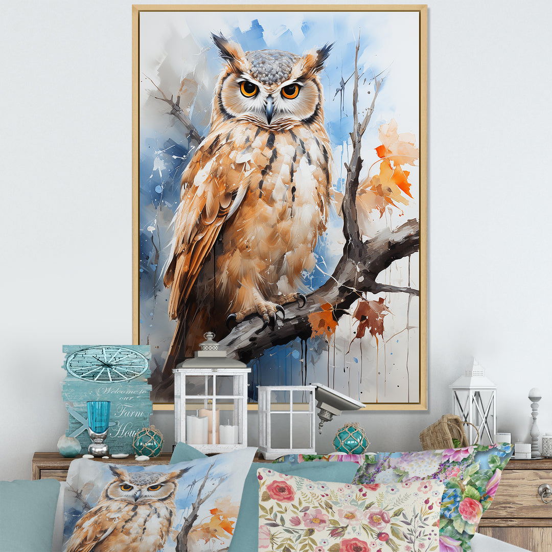 Owl Wise And Watchful Predators - Owl Wall Decor