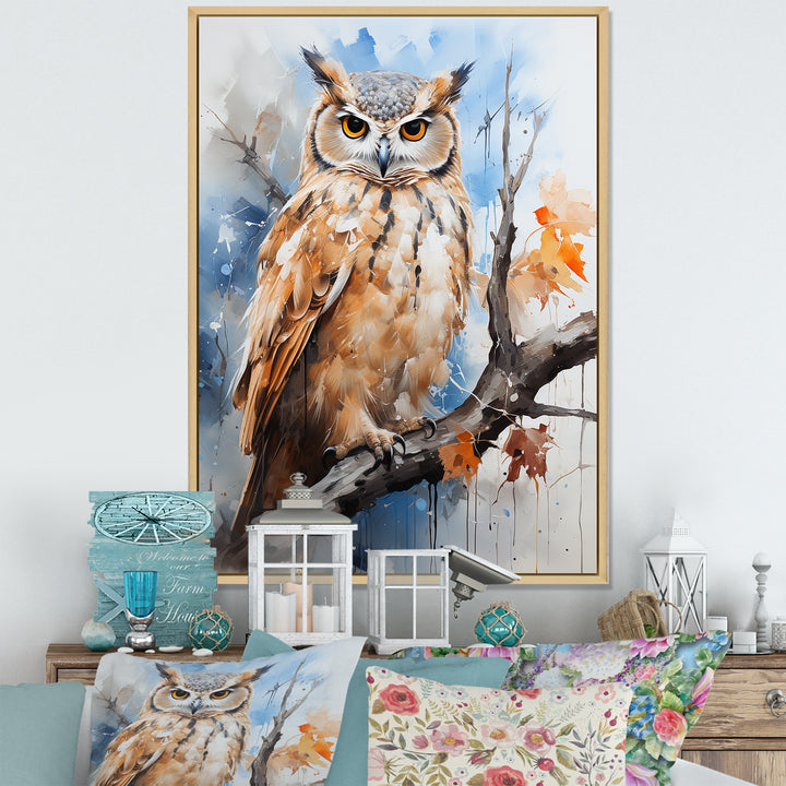 Owl Wise And Watchful Predators - Owl Wall Decor